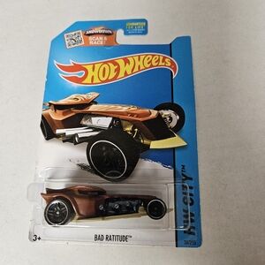 Hot Wheels Bad Ratitude Brown Car‎